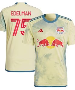 Daniel Edelman New York Red Bulls adidas 2024 Daniel Patrick Kit Replica Jersey - Yellow