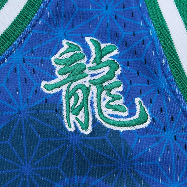Dirk Nowitzki Dallas Mavericks 1998-2019 Hardwood Classics Asian Heritage 6.0 Swingman Throwback Player Jersey - Blue - Image 5