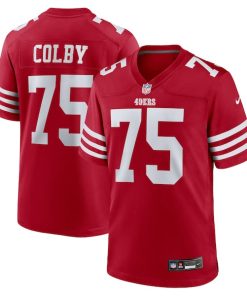 Connor Colby San Francisco 49ers Nike Team Game Jersey -  Scarlet
