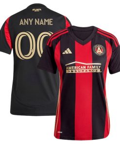 Atlanta United FC adidas Women's 2025 The Connector Replica Custom Jersey - Black