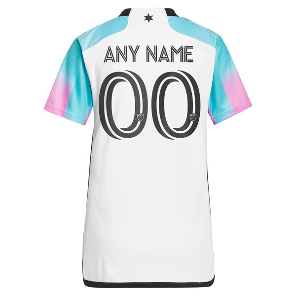 Minnesota United FC adidas Women's 2024 The Northern Lights Kit Replica Custom Jersey - White - Image 3