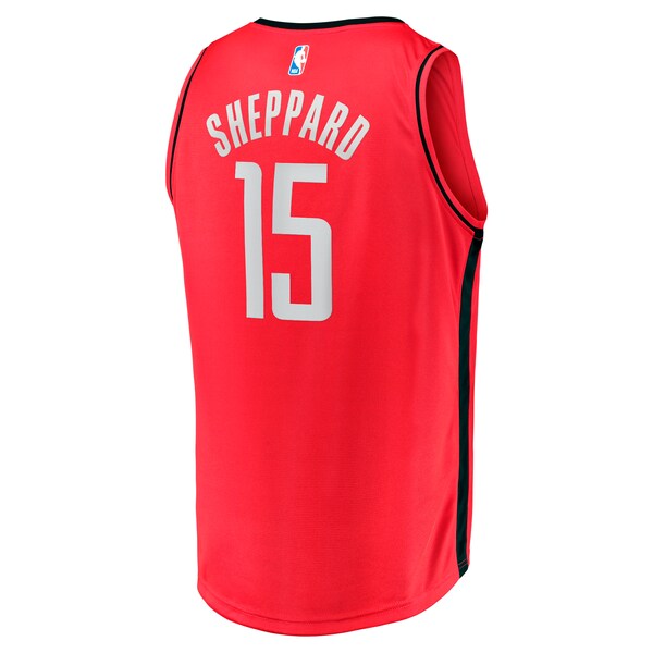 Reed Sheppard Houston Rockets 2024 NBA Draft Fast Break Player Jersey - Icon Edition - Red - Image 3