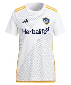 Alternative view of Gabriel Pec LA Galaxy adidas Women's 2024 Angelino Kit Replica Player Jersey - White
