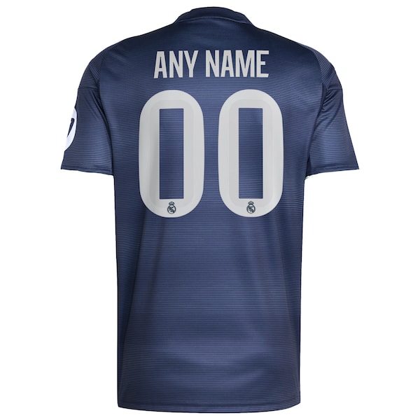 Los Merengues adidas 2025/26 Away Replica Custom Jersey - Blue - Image 3