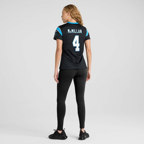 Tetairoa McMillan Carolina Panthers Nike Women's Team Game Jersey - Black - Image 6