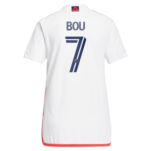 Gustavo Bou New England Revolution adidas Women's 2024 Defiance Replica Jersey - White - Image 3