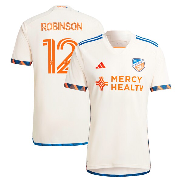 Miles Robinson FC Cincinnati adidas 2024 The Canvas Kit Replica Player Jersey - White/Blue - Image 2