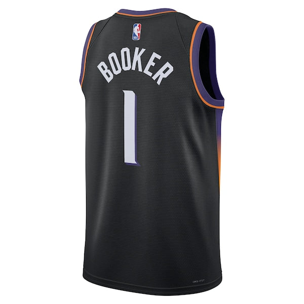 Devin Booker Phoenix Suns Jordan Brand Unisex Swingman Jersey - Statement Edition - Black - Image 3