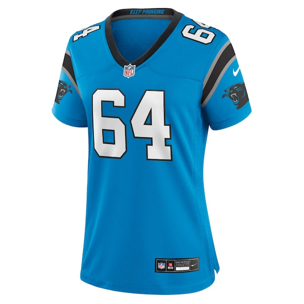 Justin McCray Carolina Panthers Nike Women's Alternate Game Jersey - Blue/Black - Image 3