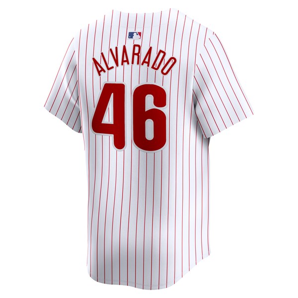 Jose Alvarado Philadelphia Phillies Nike Home Limited Player Jersey - White - Image 3