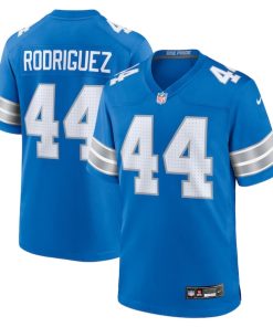Alternative view of Malcolm Rodriguez Detroit Lions Nike Game Jersey - Blue