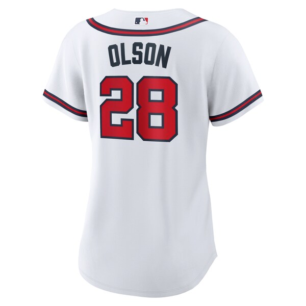Matt Olson Atlanta Braves Nike Women's Home Replica Player Jersey - White - Image 3