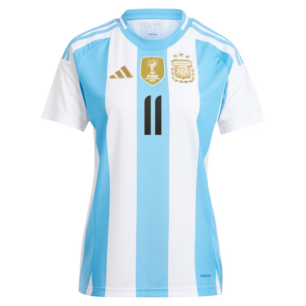 Angel Di Maria Argentina National Team adidas Women's 2024 Home Replica Jersey - White - Image 2