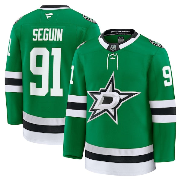 Tyler Seguin Dallas Stars Home Premium Jersey - Kelly Green/Black
