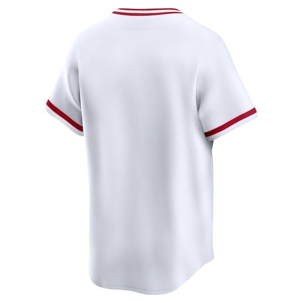 Cincinnati Reds Nike Throwback Cooperstown Collection Limited Jersey - White - Image 3