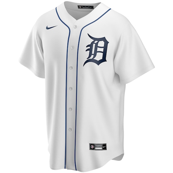 Detroit Tigers Nike Home Pick-A-Player Retired Roster Replica Jersey - White - Image 2
