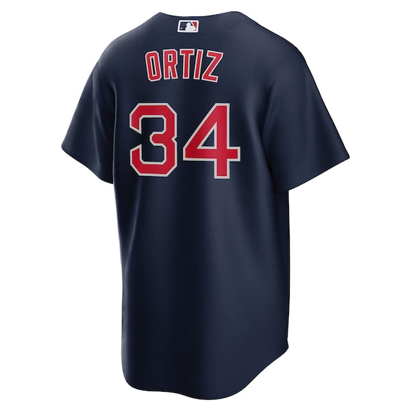 David Ortiz Boston Red Sox Nike Alternate Replica Player Jersey - Navy/Gray/Red/White - Image 4