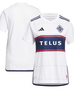 Vancouver Whitecaps FC adidas Women's 2024 Bloodlines Replica Jersey - White