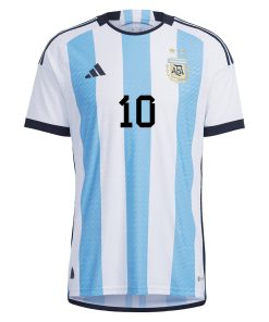 Alternative view of Diego Maradona Argentina Adidas 202222/23 Authentic Home Jersey - White