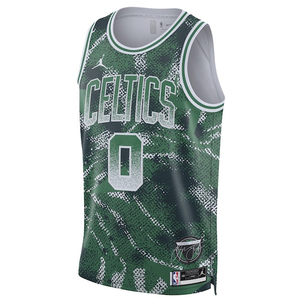 Jayson Tatum Boston Celtics Nike Unisex 2025 Select Series Swingman Player Jersey - Green - Image 2