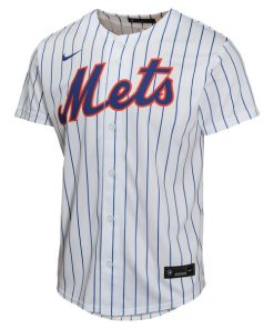 Alternative view of Francisco Lindor New York Mets Nike Youth Home Game Player Jersey - White