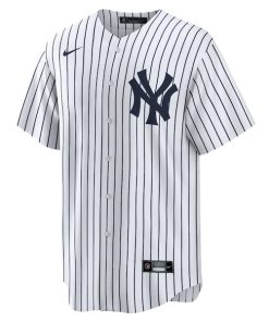 Alternative view of New York Yankees Nike Home Blank Replica Jersey - White