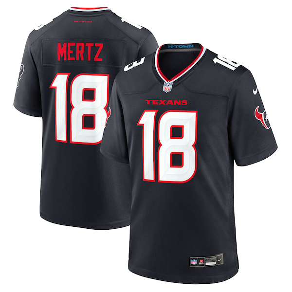Graham Mertz Houston Texans Nike Team Game Jersey - Navy