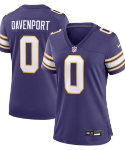 Marcus Davenport Minnesota Vikings Nike Women's Classic Player Game Jersey - Purple