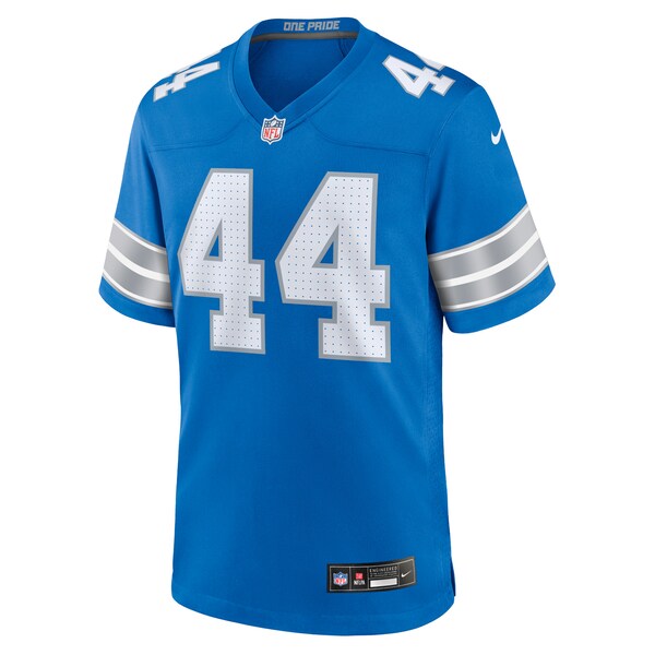 Malcolm Rodriguez Detroit Lions Nike Game Jersey - Blue - Image 3