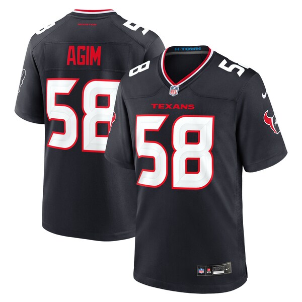 McTelvin Agim Houston Texans Nike Team Game Jersey - Navy
