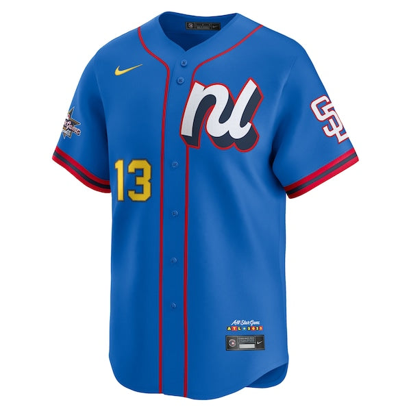 Manny Machado National League Nike 2025 All-Star Edition Limited Player Jersey - Blue - Image 2