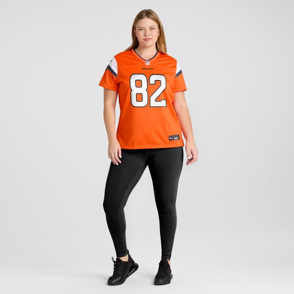 Adam Trautman Denver Broncos Nike Women's Team Game Jersey - Orange - Image 6