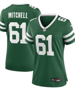 Max Mitchell New York Jets Nike Women's Team Game Jersey - Legacy Green