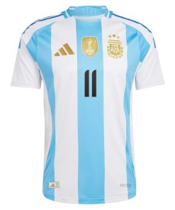 Alternative view of Angel Di Maria Argentina National Team adidas 2024 Home Authentic Jersey - White