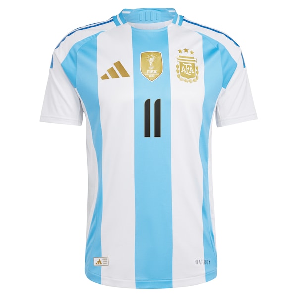 Angel Di Maria Argentina National Team adidas 2024 Home Authentic Jersey - White - Image 2