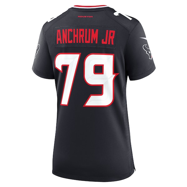 Tremayne Anchrum Jr. Houston Texans Nike Women's Team Game Jersey - Navy - Image 7