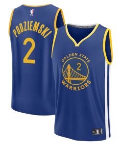 Brandin Podziemski Golden State Warriors  Fast Break Replica Player Jersey - Icon Edition - Royal