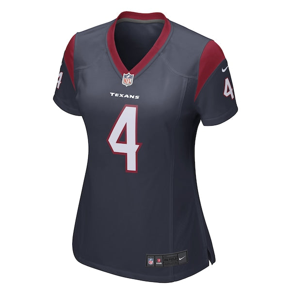 Deshaun Watson Houston Texans Nike Women's Player Game Jersey - Navy - Image 2