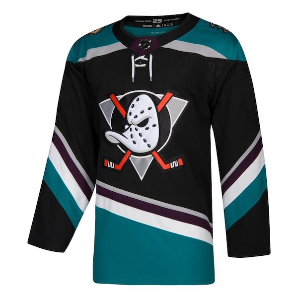 Anaheim Ducks adidas Alternate Authentic Jersey - Black - Image 2