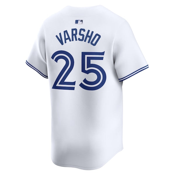 Daulton Varsho Toronto Blue Jays Nike Home Limited Player Jersey - White - Image 3