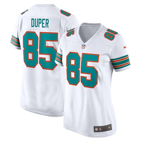 Mark Duper Miami Dolphins Nike Women's Retired Player Jersey - White/Aqua - Image 2