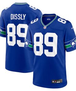Will Dissly Seattle Seahawks Nike Throwback Player Game Jersey - Royal