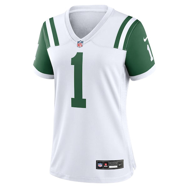 Ahmad Sauce Gardner New York Jets Nike Women's Classic Alternate Game Jersey - White - Image 2