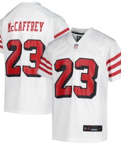 Christian McCaffrey San Francisco 49ers Nike Youth Game Jersey - White