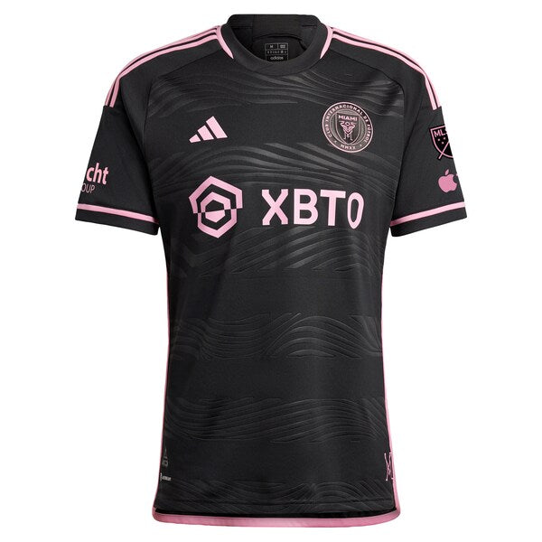 Inter Miami CF adidas 2024 La Noche Authentic Jersey - Black - Image 3