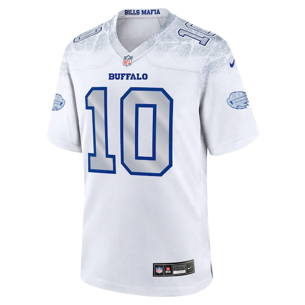 Khalil Shakir Buffalo Bills Nike 2025 Rivalries Collection Game Jersey - White - Image 3