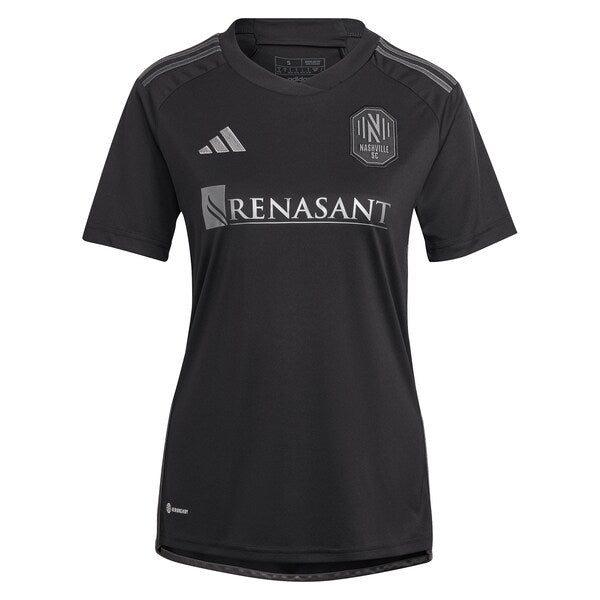 Tyler Boyd Nashville SC adidas Women's 2024 Man In Black Kit Replica Player Jersey - Black/Yellow - Image 3