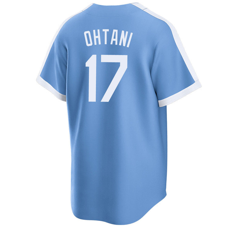 Shohei Ohtani Brooklyn Dodgers Nike Cooperstown Collection Limited Player Jersey - Light Blue - Image 3