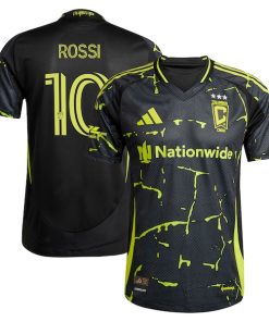 Diego Rossi Columbus Crew adidas 2025 The Goosebumps Kit Authentic Player Jersey - Black