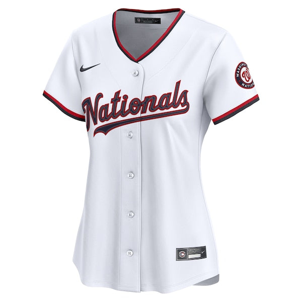 Washington Nationals Nike Home 2025 Jackie Robinson Day Limited Jersey?ยจC White - Image 2